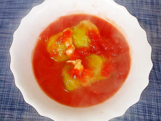 ホールトマト缶でロールキャベツのトマト煮込み レシピ 作り方 By ブ 子 楽天レシピ