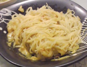 かぼちゃのクリームパスタ