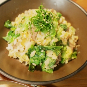 余ったローストビーフで簡単絶品炒飯！！