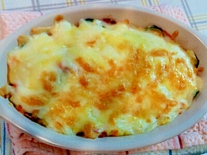 ポテトサラダリメイクグラタン レシピ 作り方 By みくんぽたろう 楽天レシピ