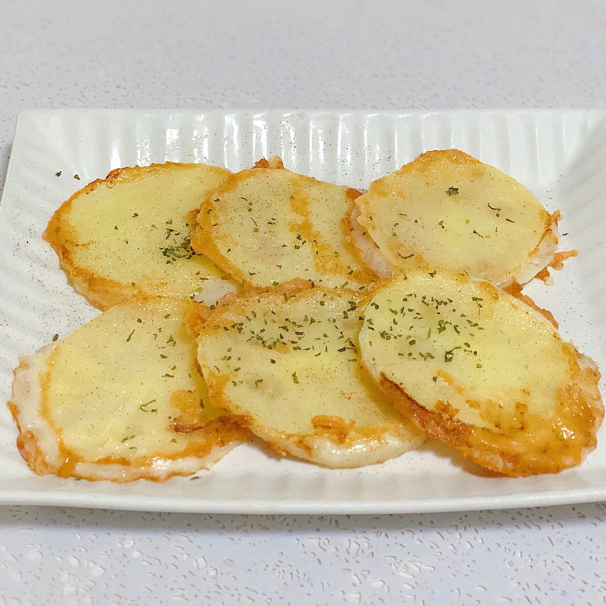 レンコンとポテトのチーズ焼き☆食感が◎