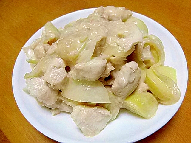 鶏ささみとじゃがいものクリーム煮