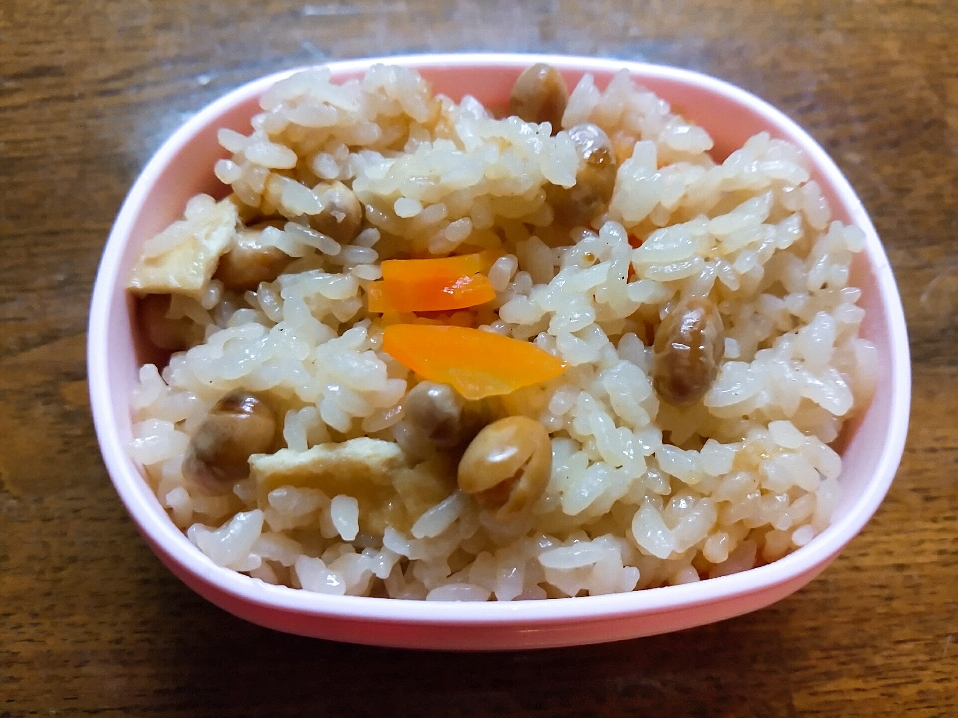 節分豆の炊き込みご飯