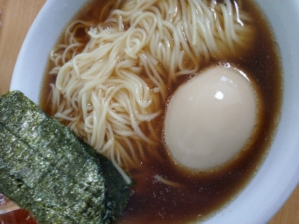 茹で上がりの匂いがもう中華麺でした！野菜が何もないんですが(笑)美味しかったです！