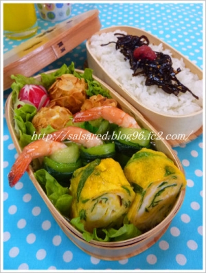 彩り華やか 海老巻きチンゲン菜の中華炒め お弁当に レシピ 作り方 By うちくるくる 楽天レシピ