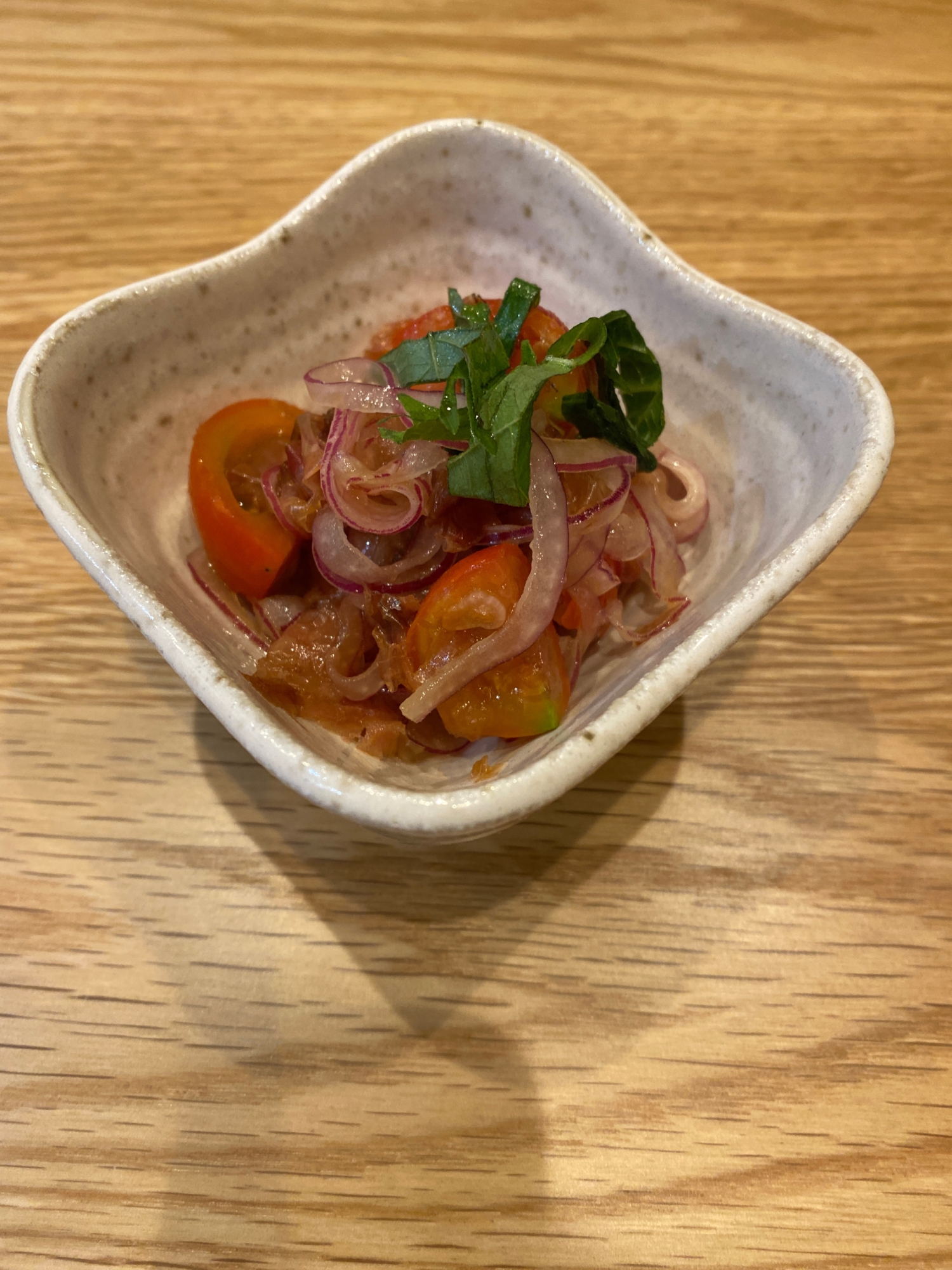 トマト嫌いな旦那もおいしいと食べるトマトの和え物 レシピ 作り方 By 時短だいすき管理栄養士 Shio Mama 楽天レシピ