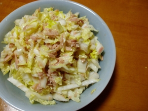 白菜とツナのさっぱりサラダ レシピ 作り方 By かばぽん 楽天レシピ
