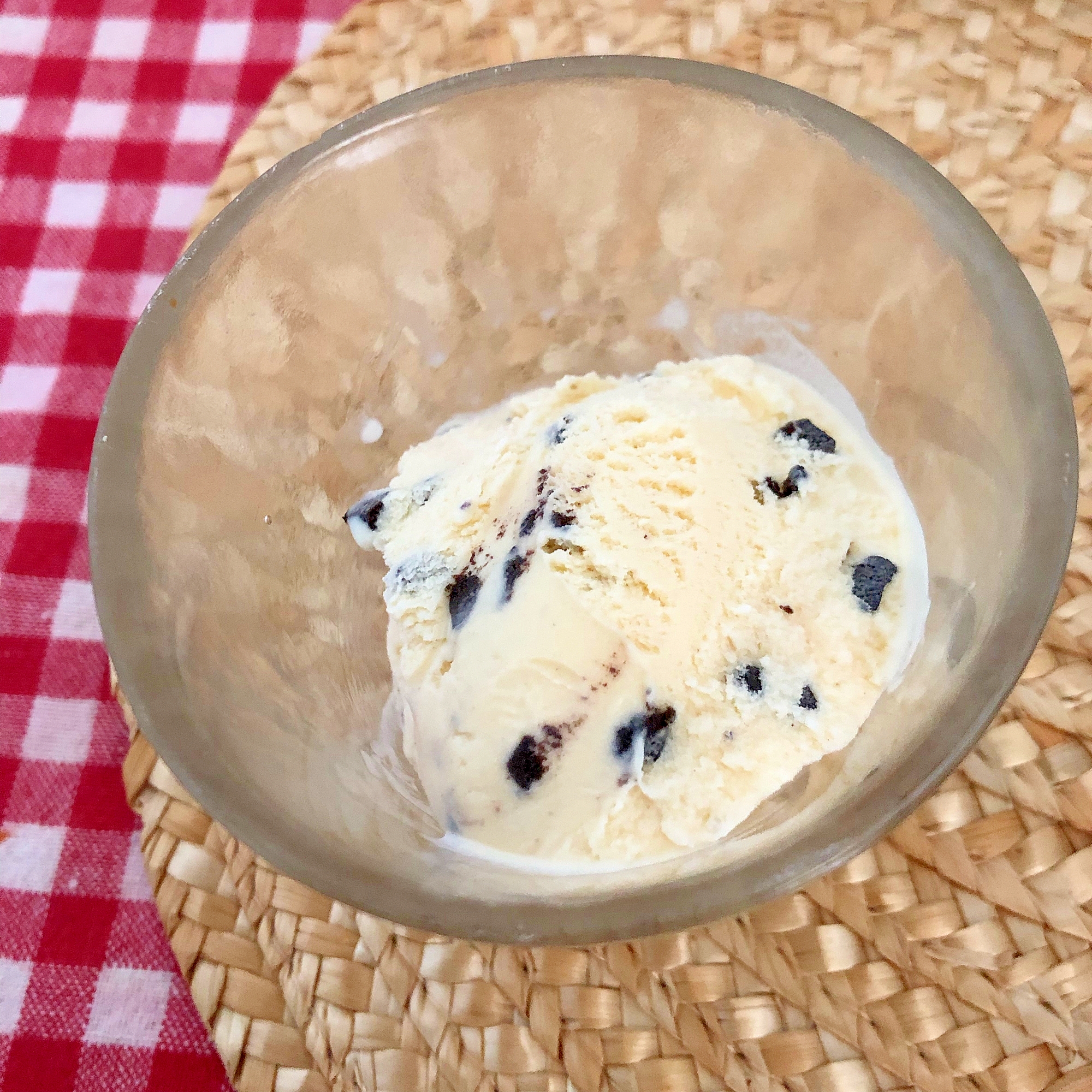 チョコチップのアイスクリーム レシピ 作り方 By さくらぐみ 楽天レシピ