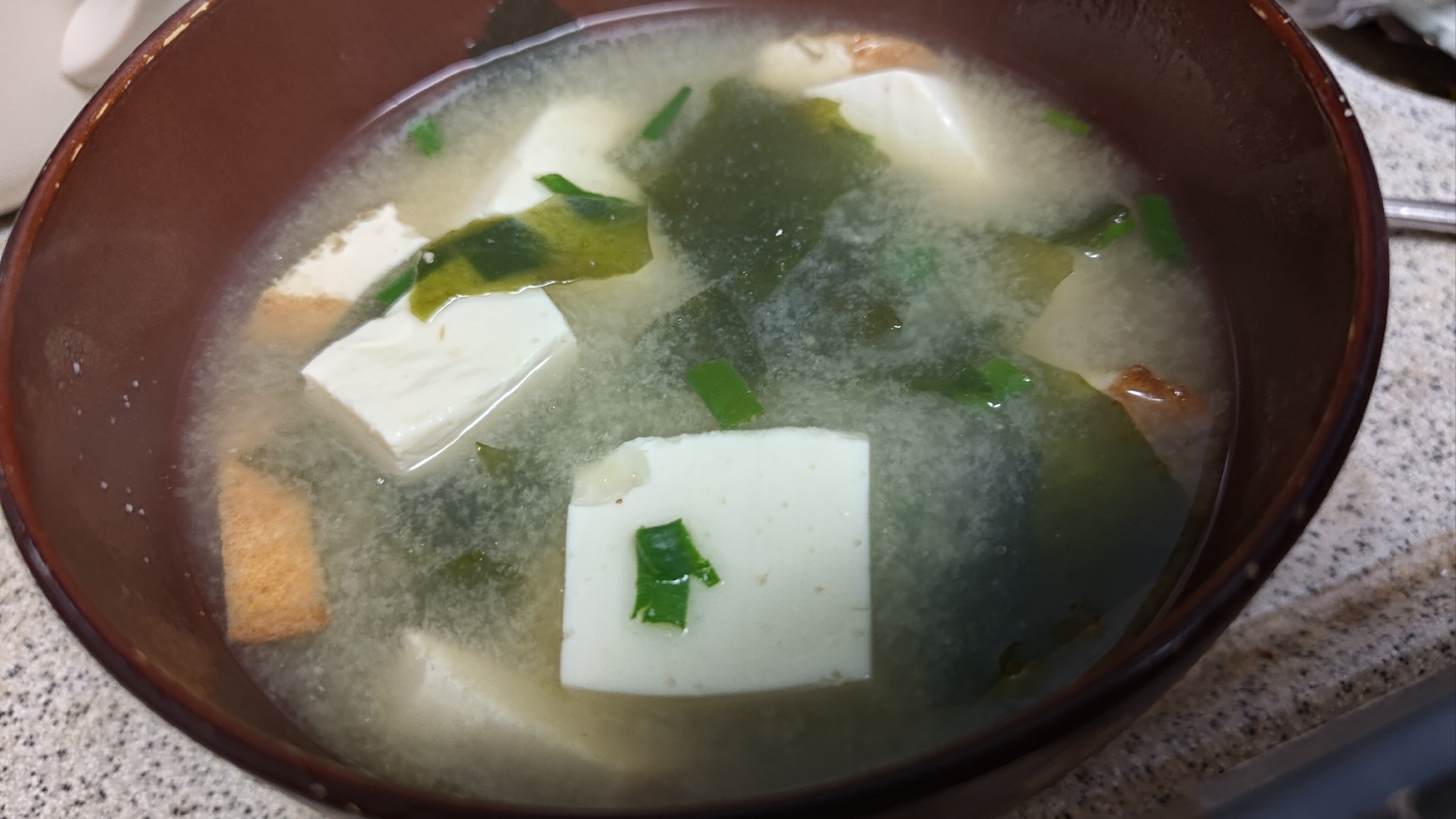 厚揚げのお味噌汁
