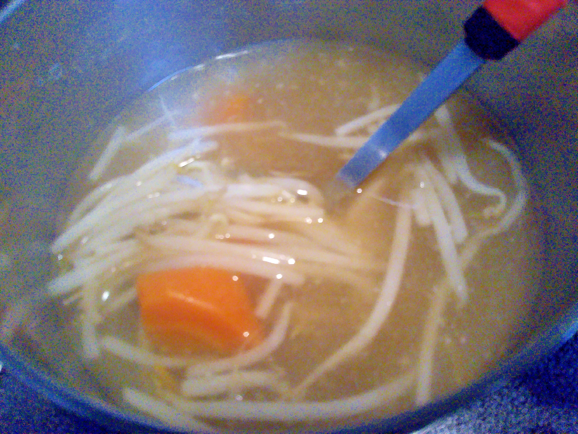 人参もやし味噌汁