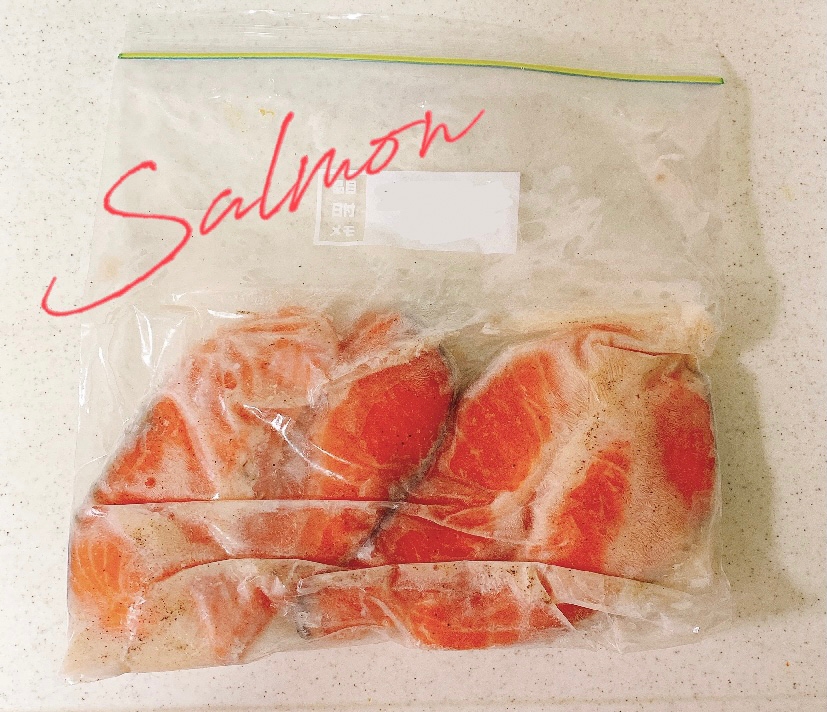 長持ち♪鮭の冷凍保存✧˖°