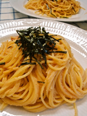 旨い明太子パスタ♪基本の簡単レシピ