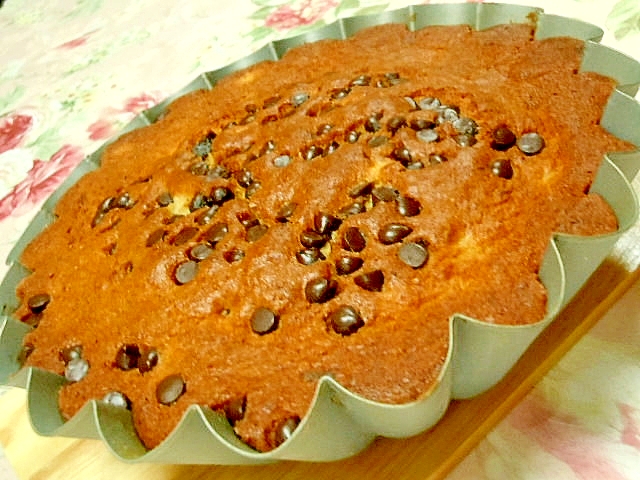 林檎ジャムとチョコチップのブランデーケーキ レシピ 作り方 By 小太郎1212 楽天レシピ