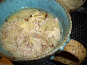 豚細切れとお野菜の中華風スープ