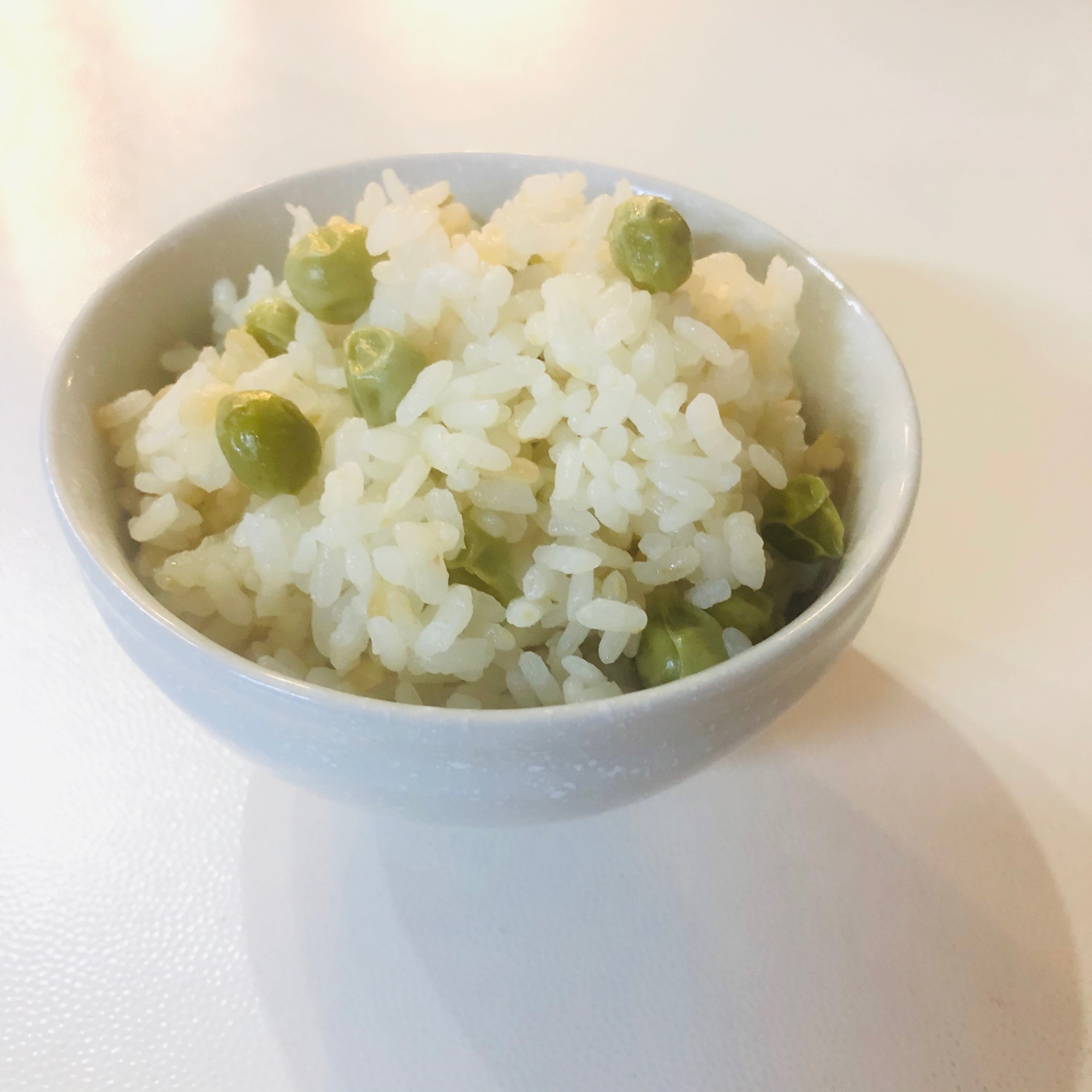 うちの豆ご飯　白だし風味