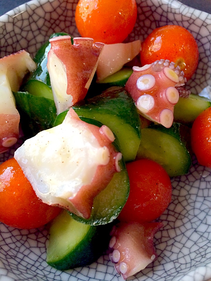 タコとお野菜のマリネ