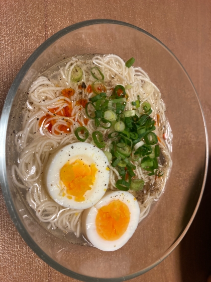 暑い夏にはピッタリ～爽やかサッパリ！塩そうめん