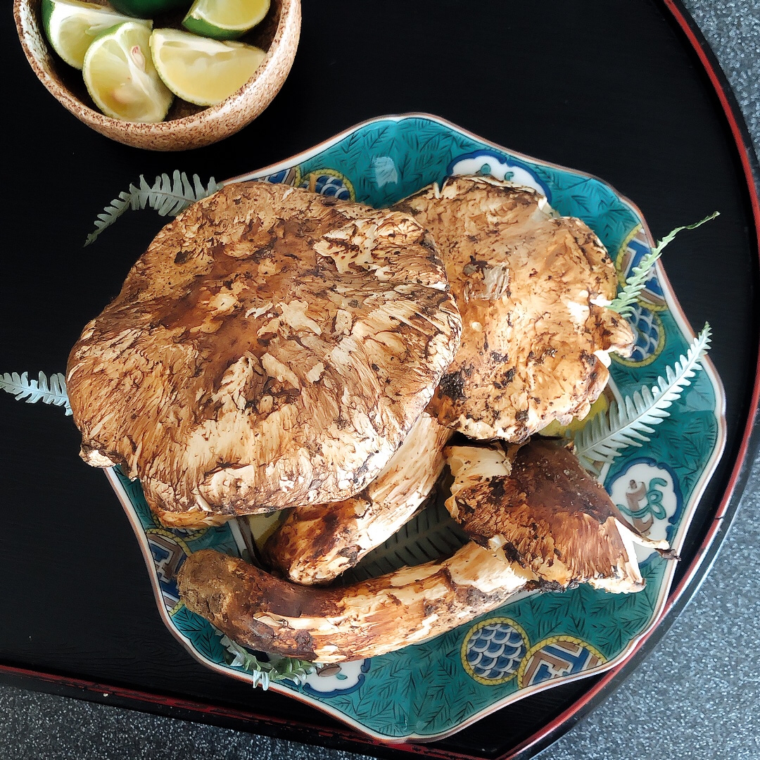 松茸のホイル焼き♪トースターで簡単に！