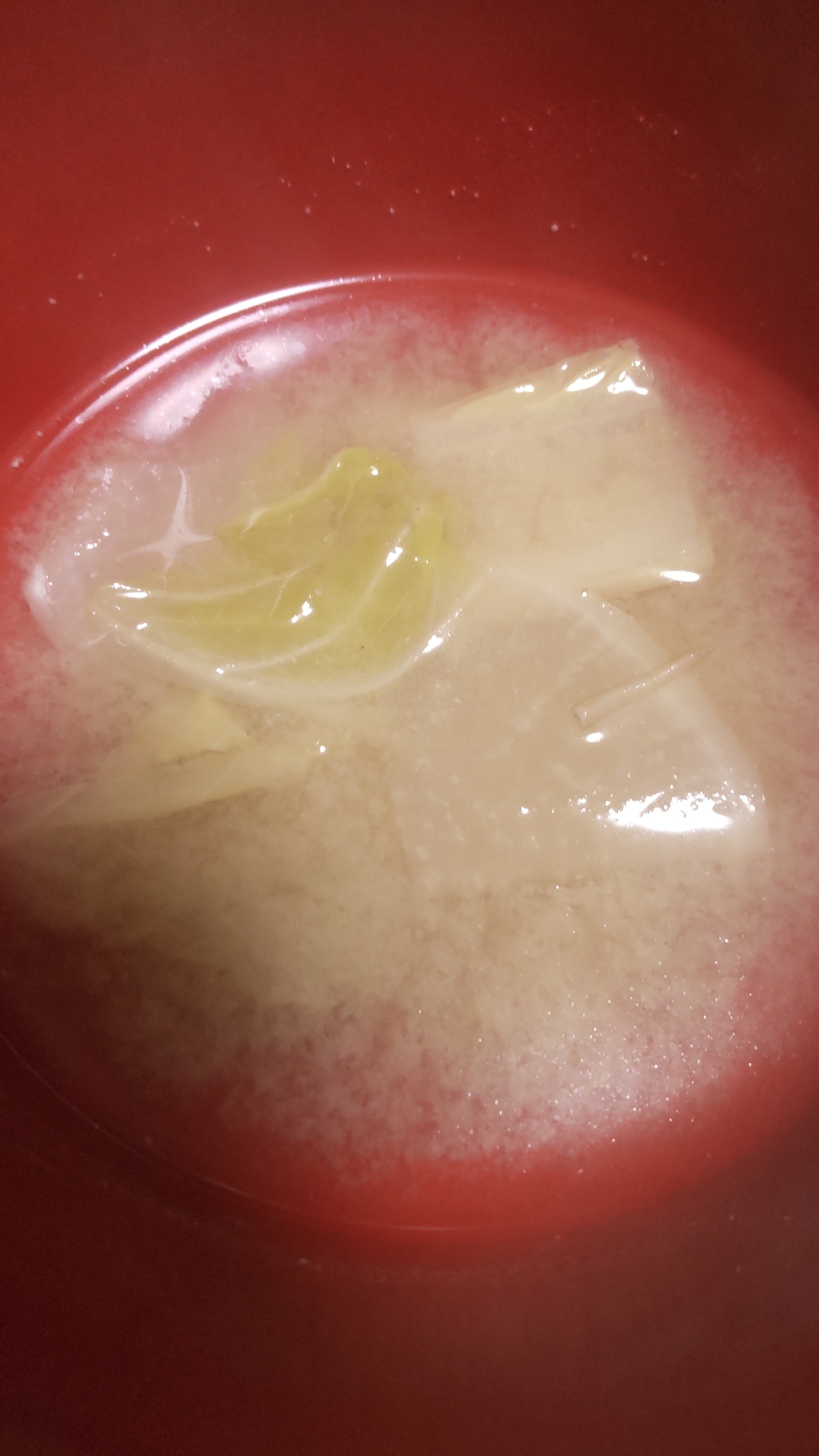 大根と白菜の味噌汁