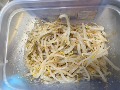 レンジで簡単☆もやしとしらすのナムル