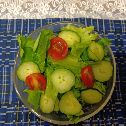 アボカド入り野菜サラダ