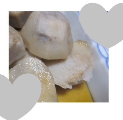 里芋のだし漬け♡おかかまぶし