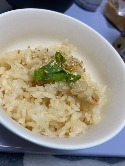 簡単✩鯖缶と生姜の炊き込みご飯