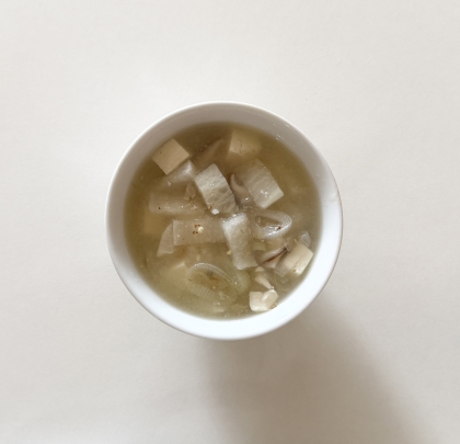 〜ゴロゴロじゃがいものお味噌汁〜