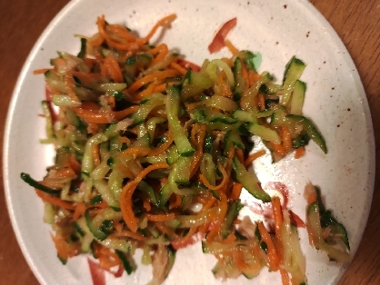 ツナの旨味で美味しくいただきました。