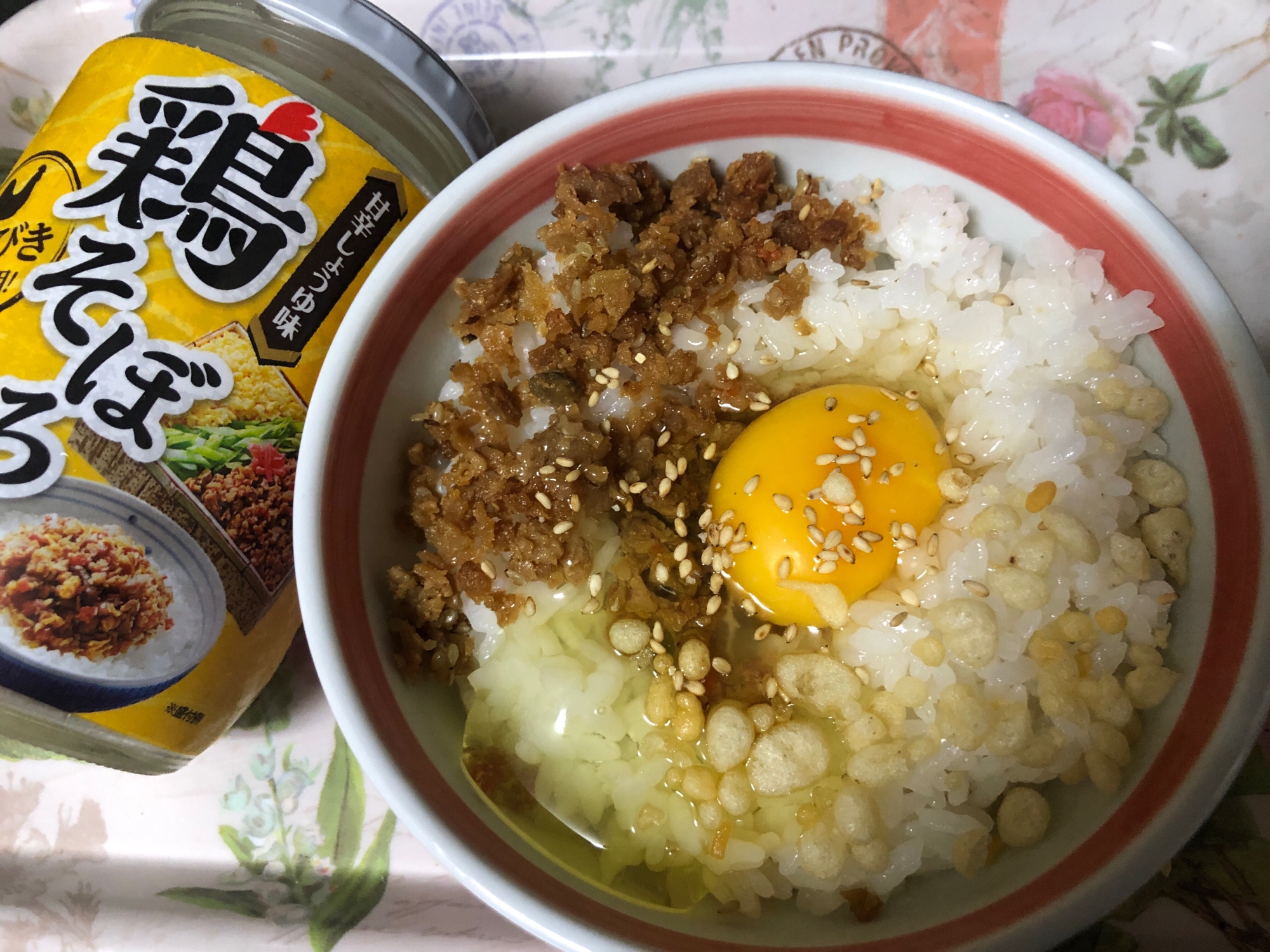 コク旨♪鶏そぼろ卵かけご飯