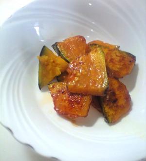 焼肉のたれで☆かぼちゃの甘辛炒め