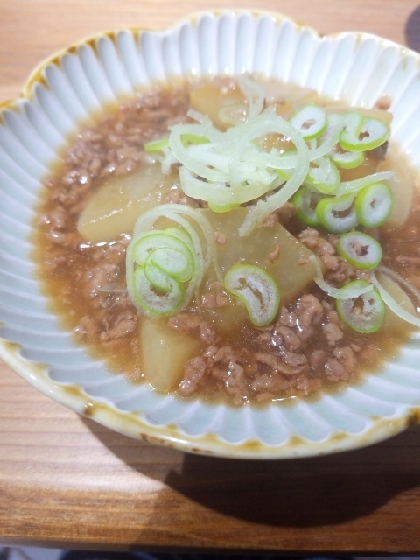 甘辛★大根のひき肉あんかけ♪