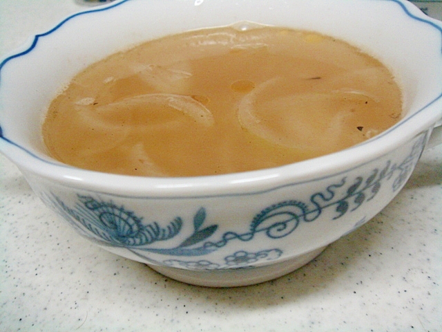 玉葱の中華スープ