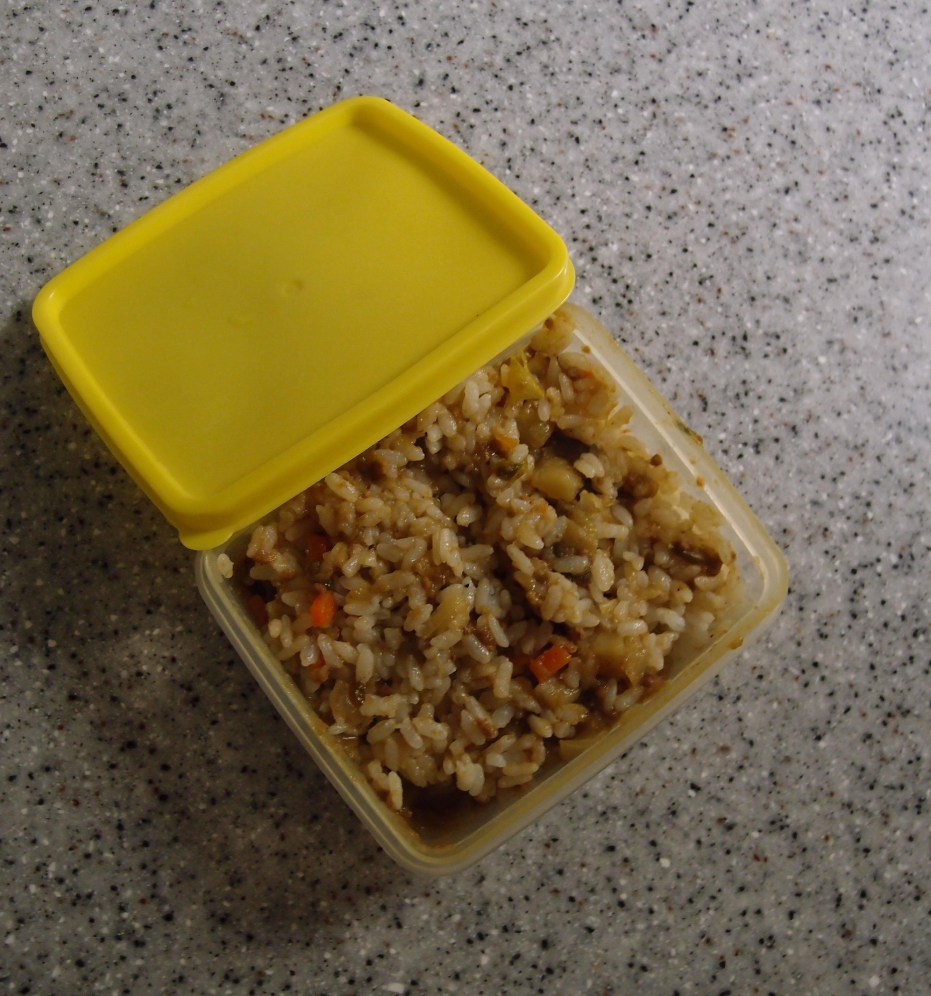 豚ミンチのカレーピラフ