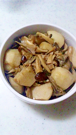 きのこと里芋のオイスター煮