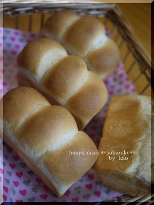 ふんわり♪ミルキーなミニ食パン♪