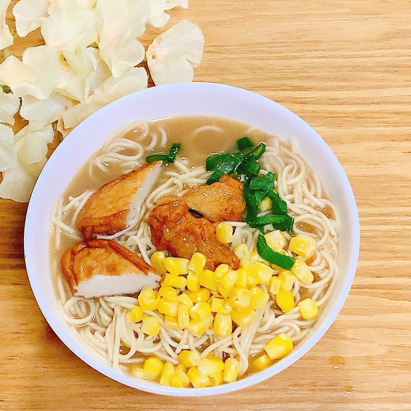 さつま揚げコーン♪ラーメン