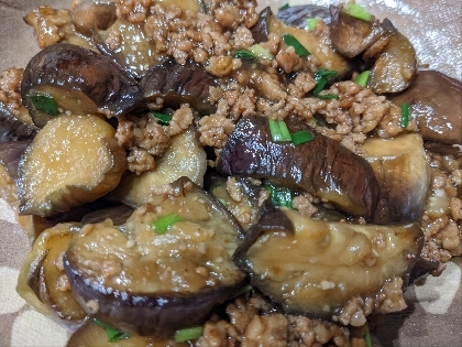 茄子と春雨の豆板醤炒め