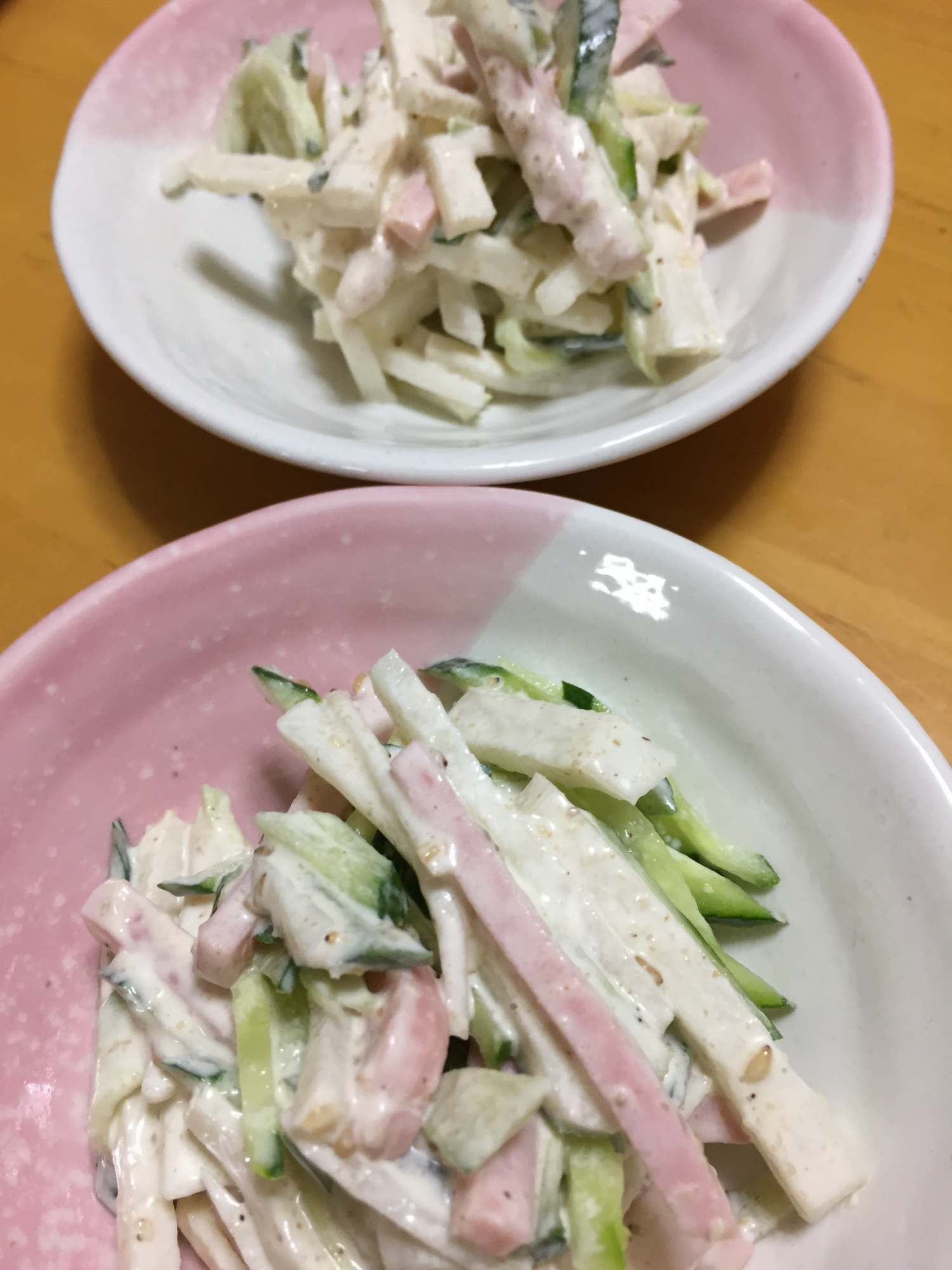 魚肉ソーセージの簡単サラダ