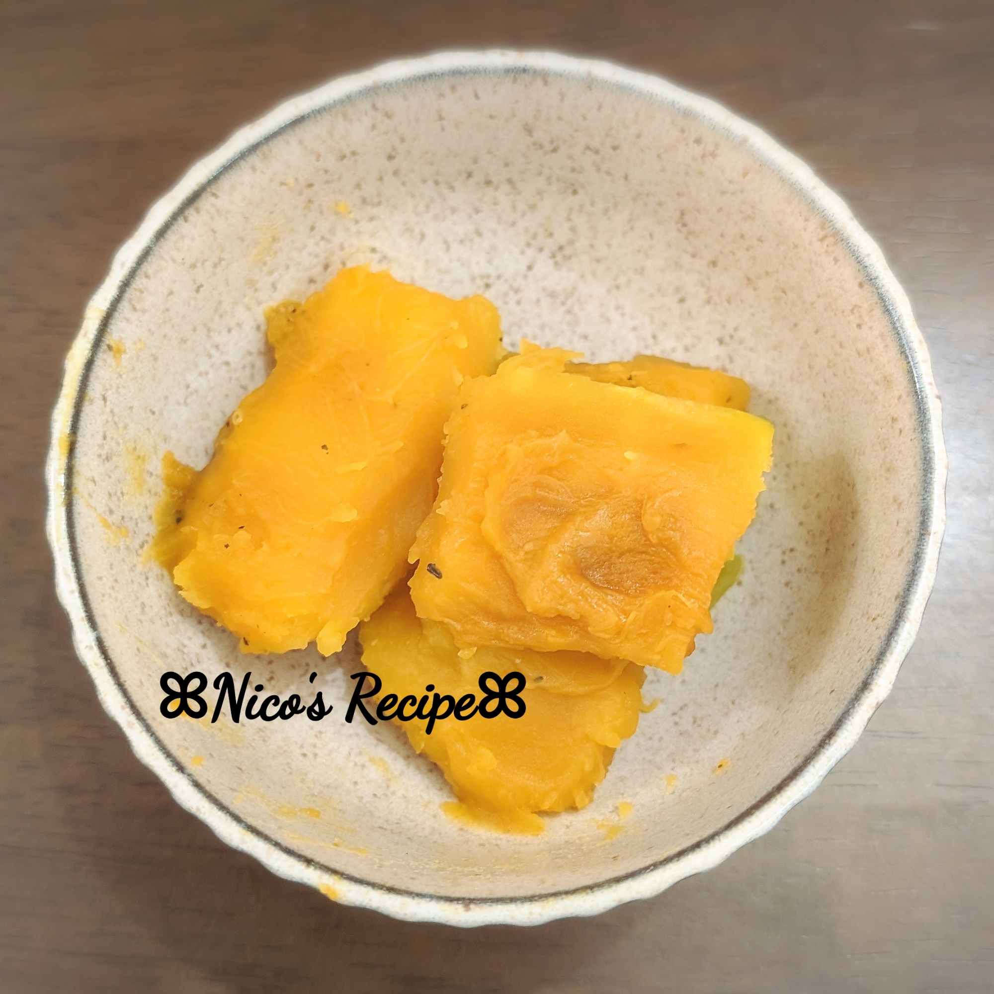 おでんの残り汁で♬かぼちゃの煮物