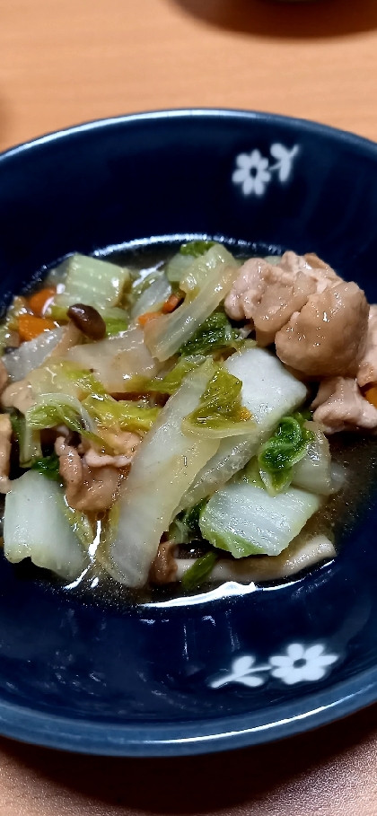 白菜と豚肉のうま煮