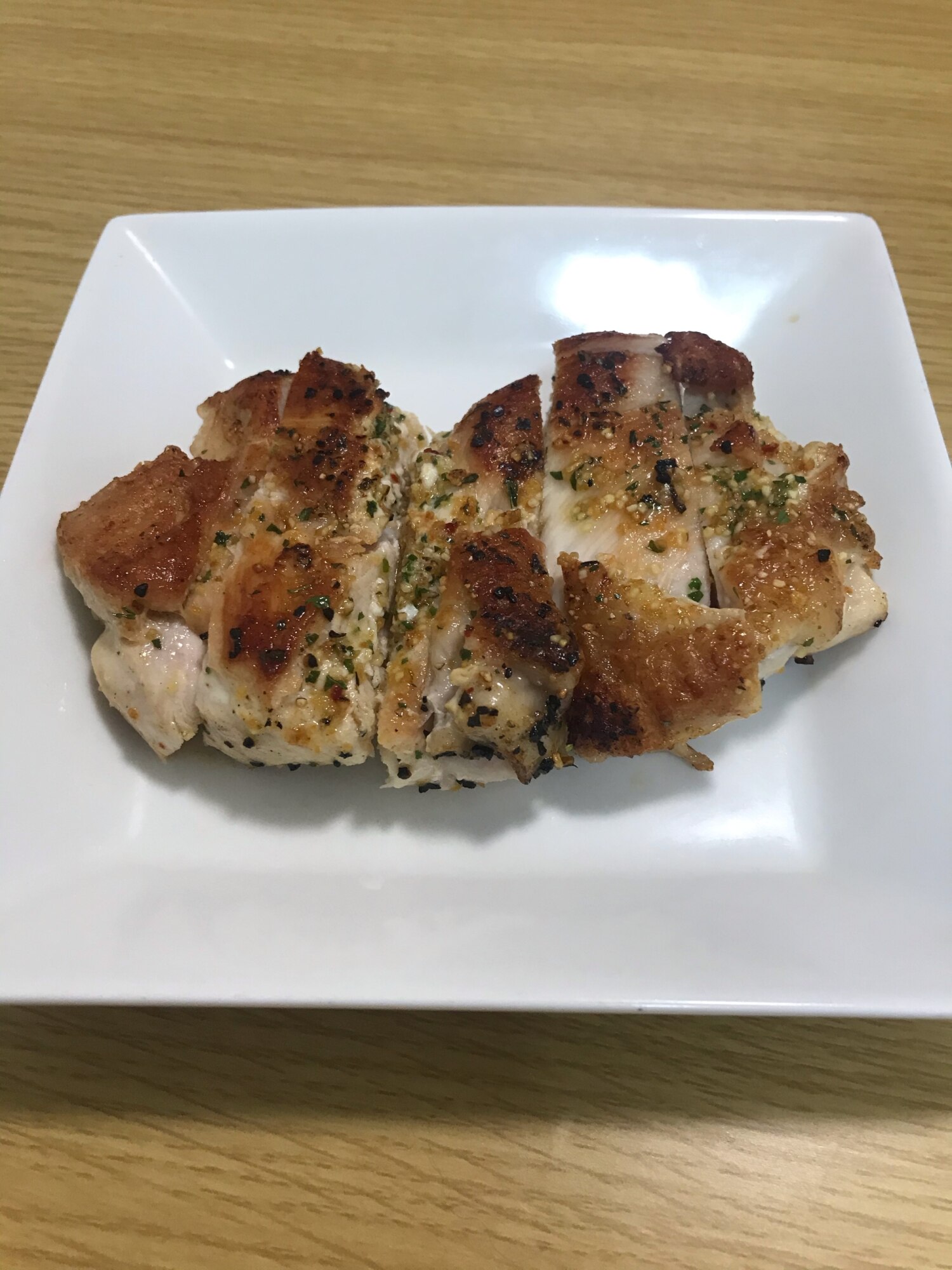 鶏むね肉のパリパリガーリックチキン! レシピ・作り方 by スボラーマンの簡単メシ - 楽天レシピ