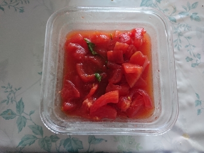イタリア風冷やしトマト