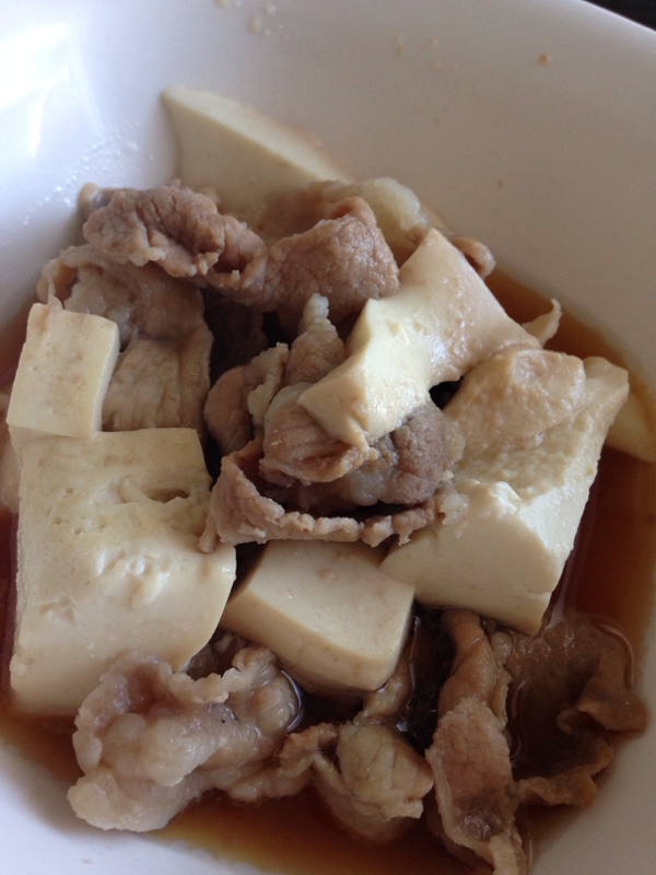 肉豆腐 基本の和食 レシピ 作り方 By ゆいか0216 楽天レシピ