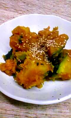 かぼちゃのコチュジャン煮