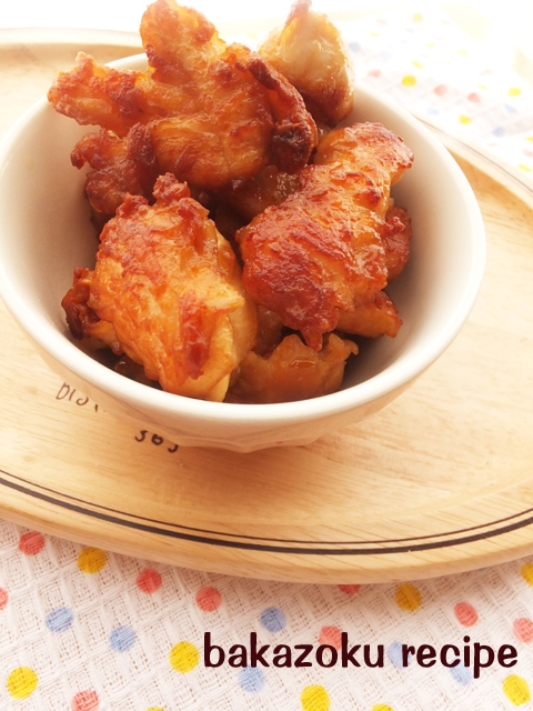 焼くだけ ささみのミニ唐揚げ レシピ 作り方 By バカゾクあいこ 楽天レシピ