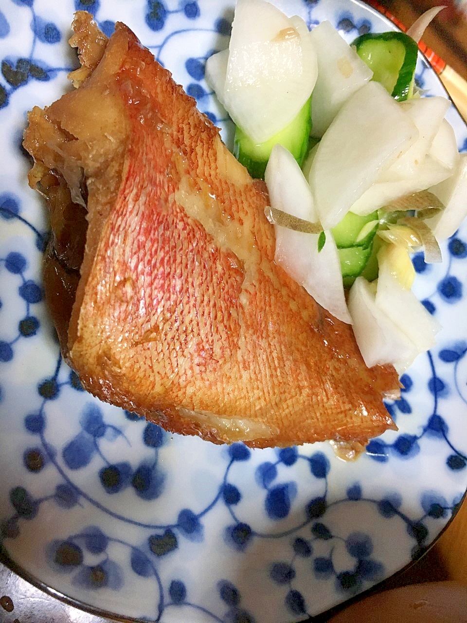 冷凍赤魚の煮つけ