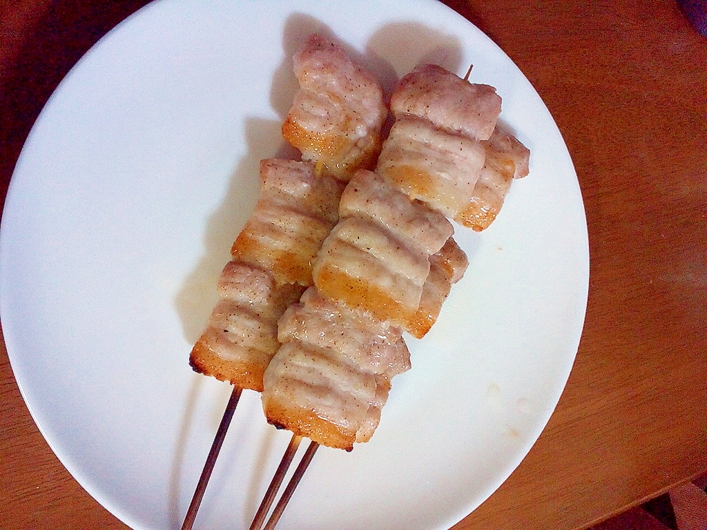 豚バラ串 レシピ 作り方 By Greendakarachan 楽天レシピ