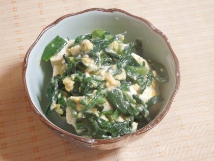 冷凍ニラを使って作ってみました♪水分が出ちゃって…やったのですが、おいしかったです＾＾