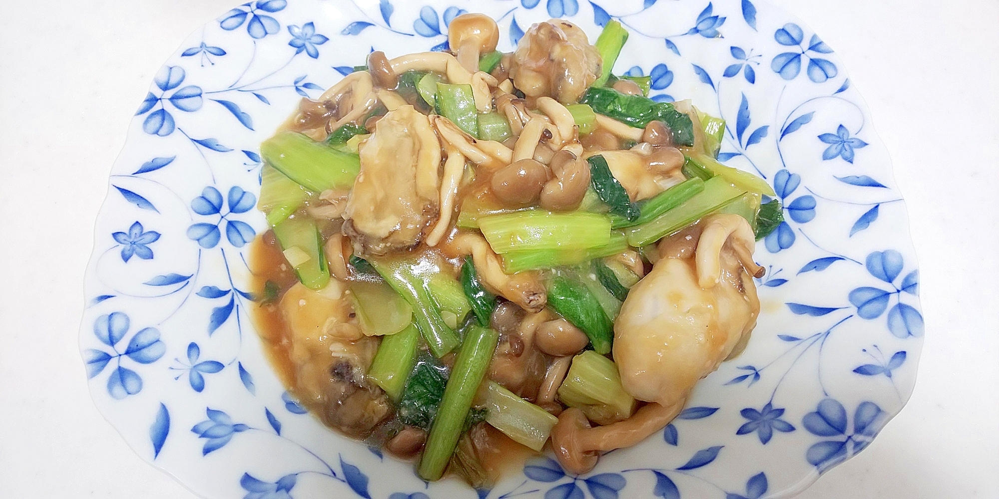 牡蠣と野菜の中華炒め＋＋